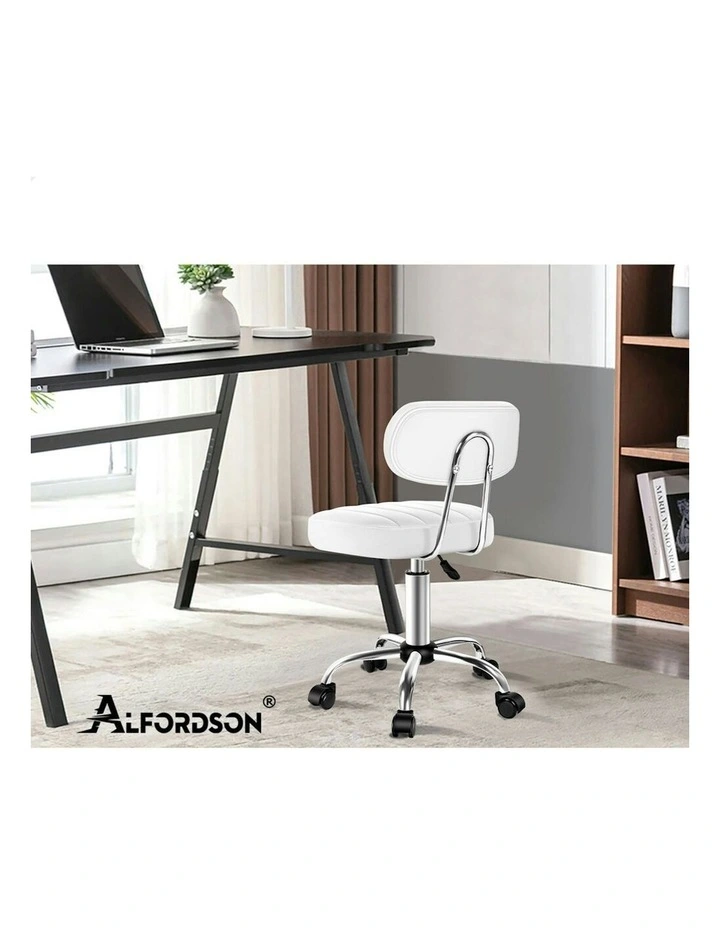 Salon Stool Set of 2 in White image 7