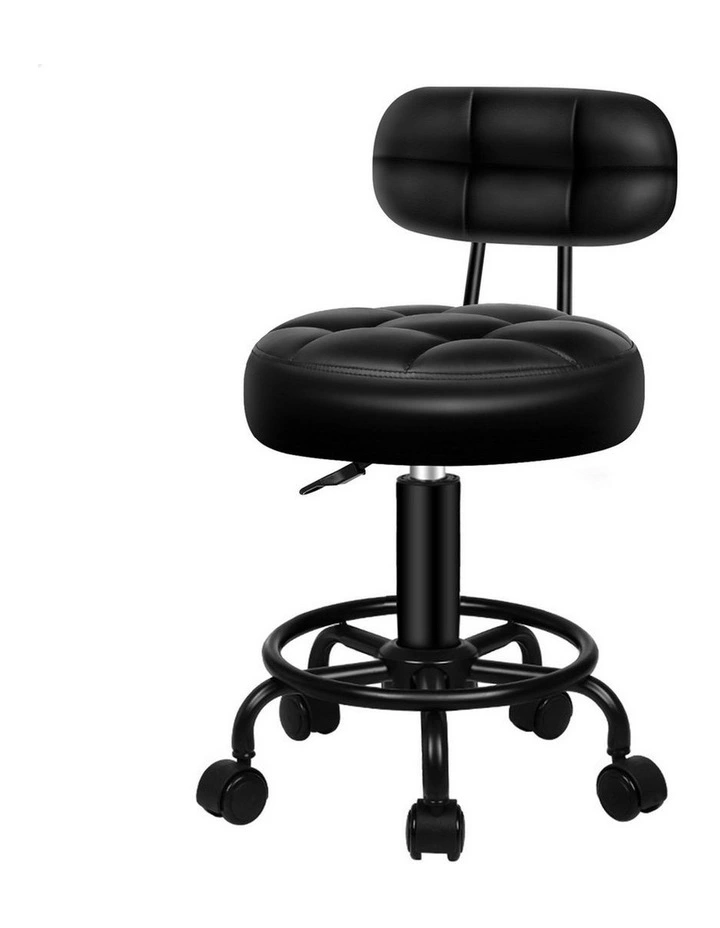 Salon Stool in Black image 1