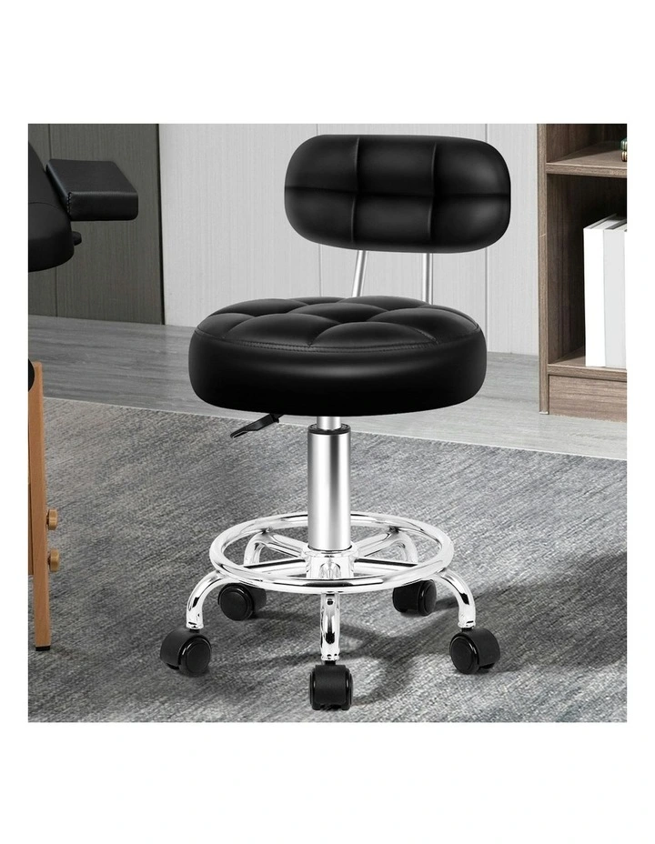 Salon Stool in Black image 2