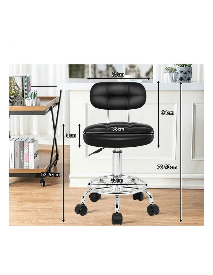 Salon Stool in Black image 6