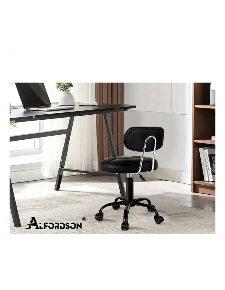 Salon Stool Set of 2 in Black image 7