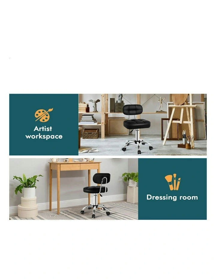 Salon Stool in Black image 6