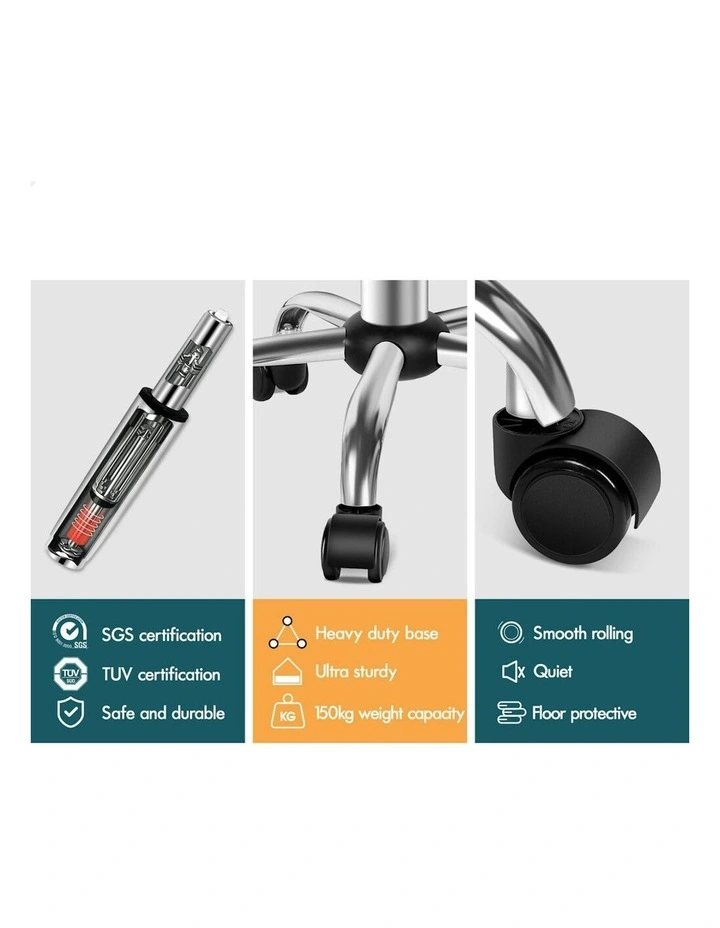 Salon Stool in White image 3