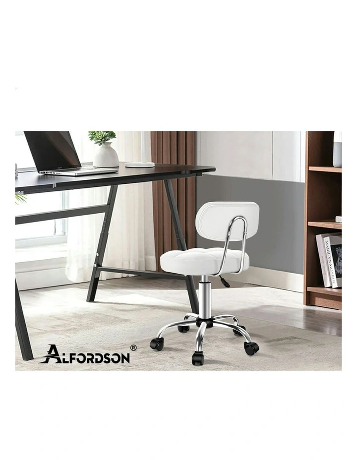 Salon Stool Set Of 2 in White image 7