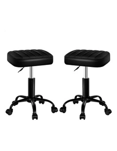 Salon Stool Set Of 2 in Black