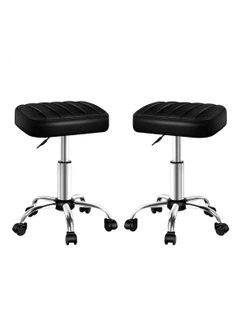 Salon Stool Set Of 2 in Black