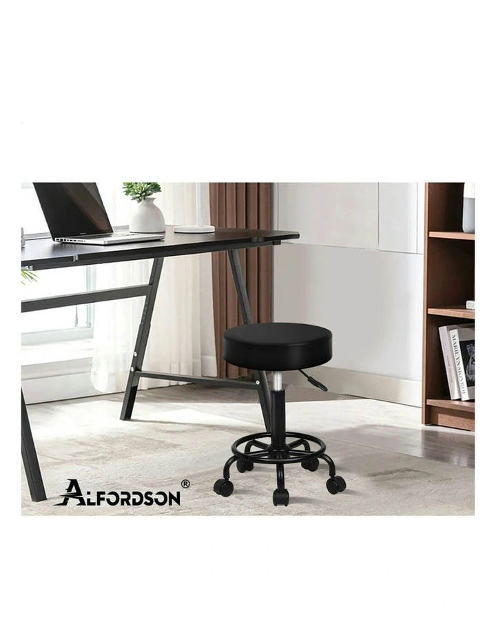 Salon Stool Set Of 2 in Black image 7