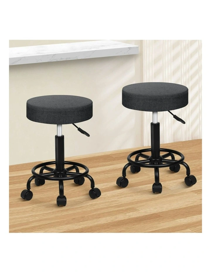 Salon Stool Set Of 2 in Multi image 2