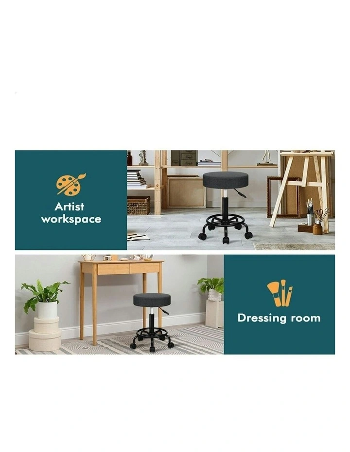 Salon Stool Set Of 2 in Multi image 7