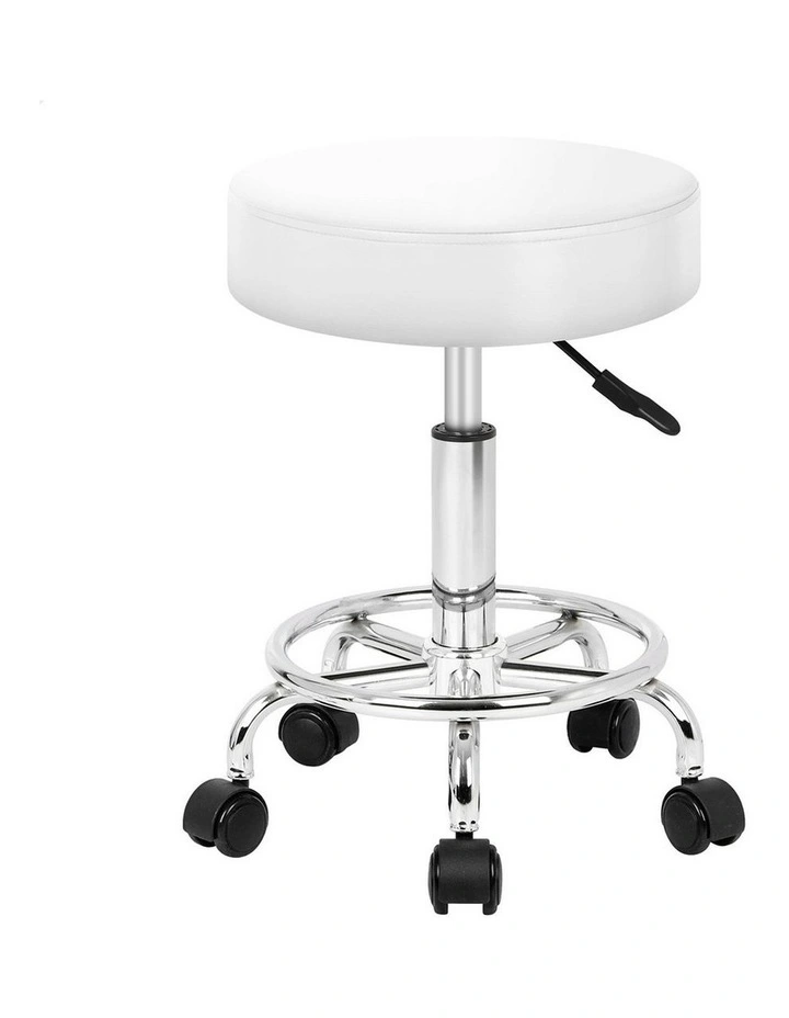 Salon Stool in White image 1