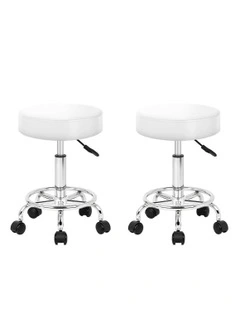 Salon Stool Set Of 2 in White