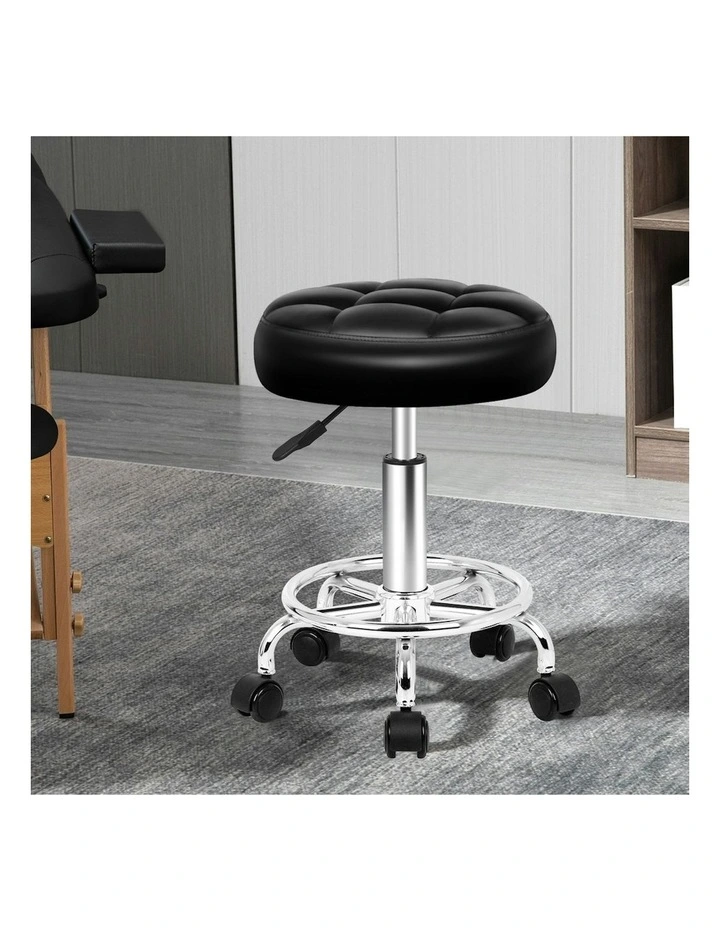 Salon Stool in Black image 2
