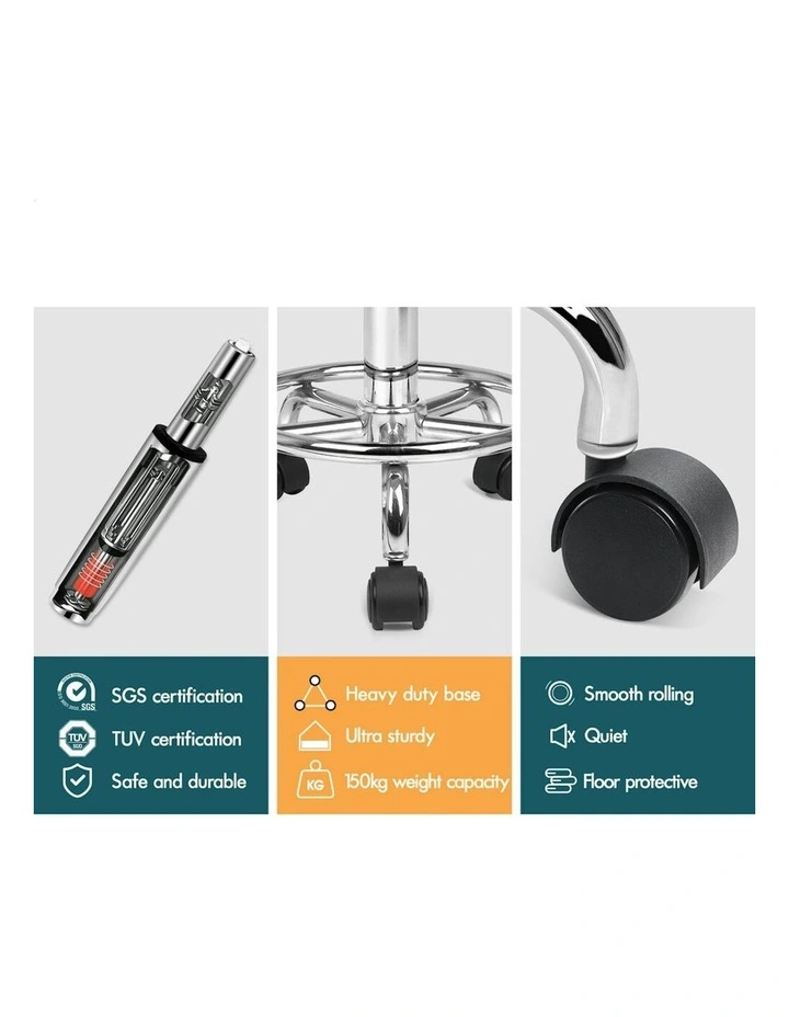 Salon Stool in Black image 3