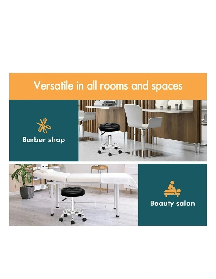 Salon Stool in Black image 4