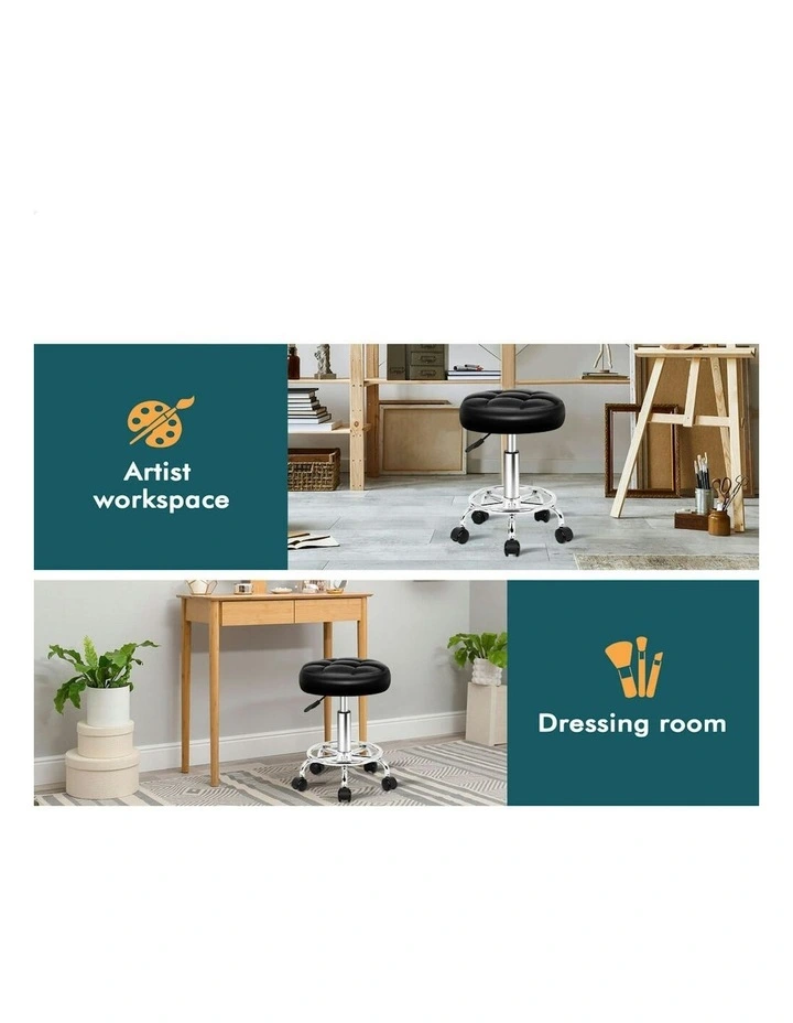 Salon Stool in Black image 5