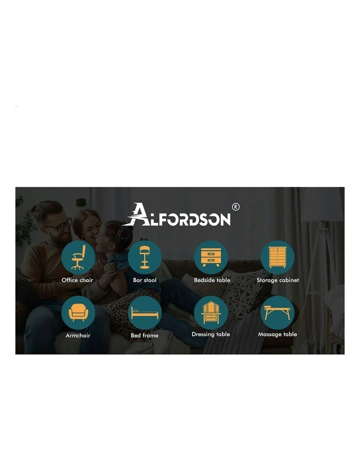 Square Swivel Barber Hair Dress Chair Gas Lift Salon Stool in Black image 3