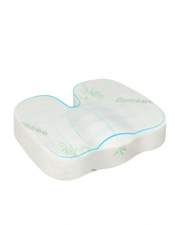 Memory Foam Pillow Pad Seat Cushion in White image 1