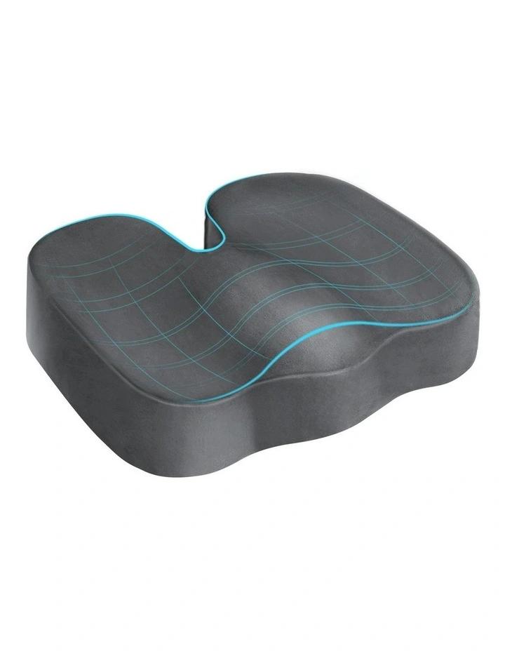 Seat Cushion Memory Foam Pillow Pad in Grey image 1