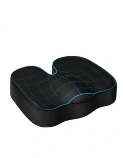 Memory Foam Seat Cushion Pillow Pad in Black
