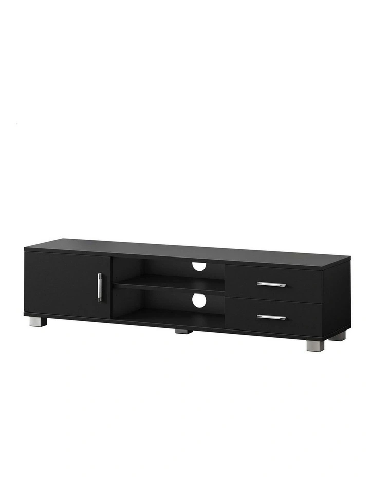 Entertainment Unit Cabinet 120cm in Black image 1