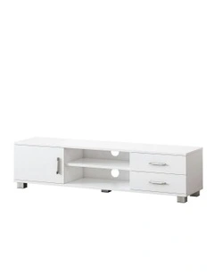 Entertainment Unit Cabinet 120cm in White
