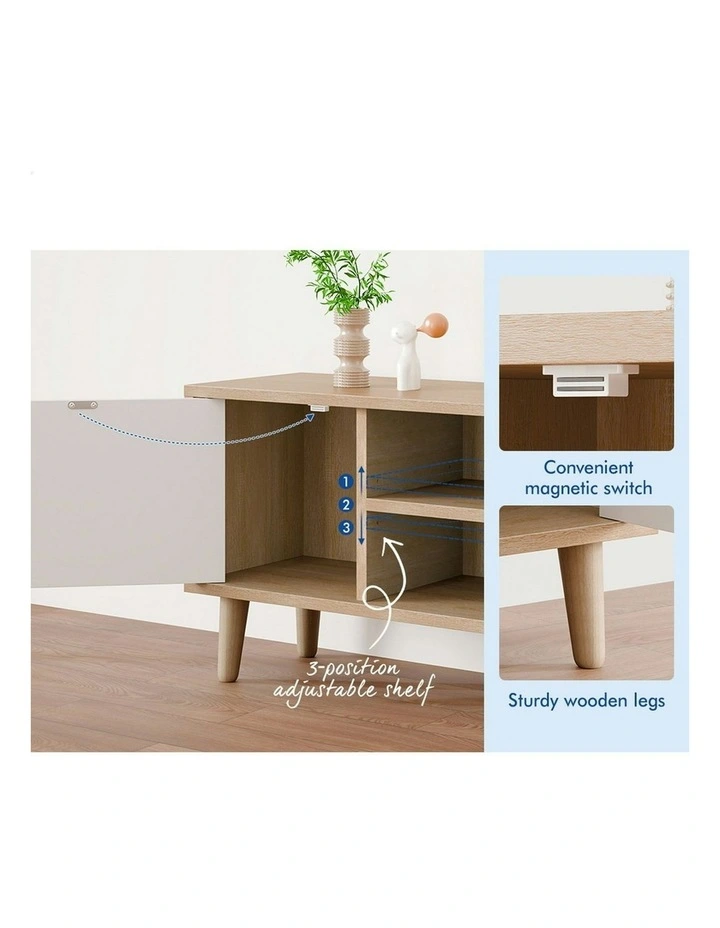 Entertainment Unit Cabinet 120cm in Multi image 4