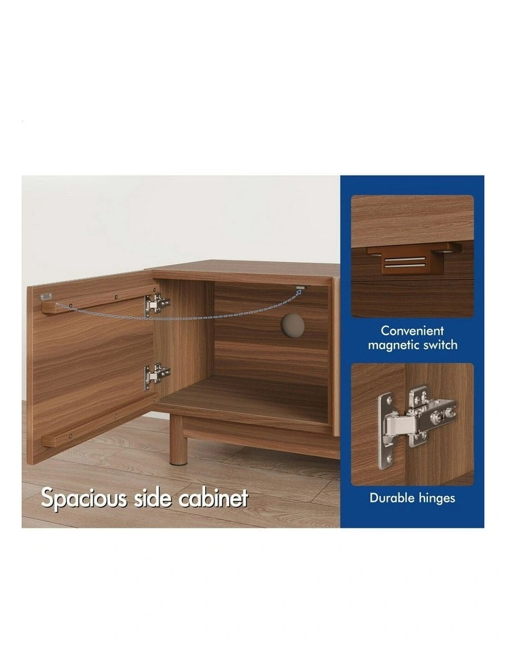 Cabinet Entertainment Unit Stand 180cm in Walnut image 3