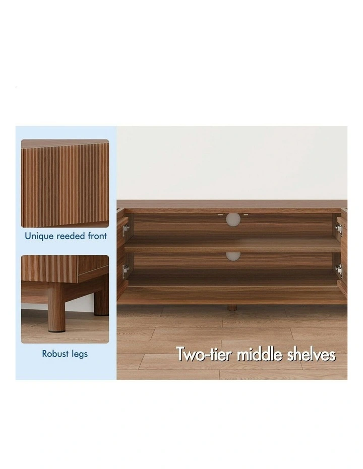 Cabinet Entertainment Unit Stand 180cm in Walnut image 4