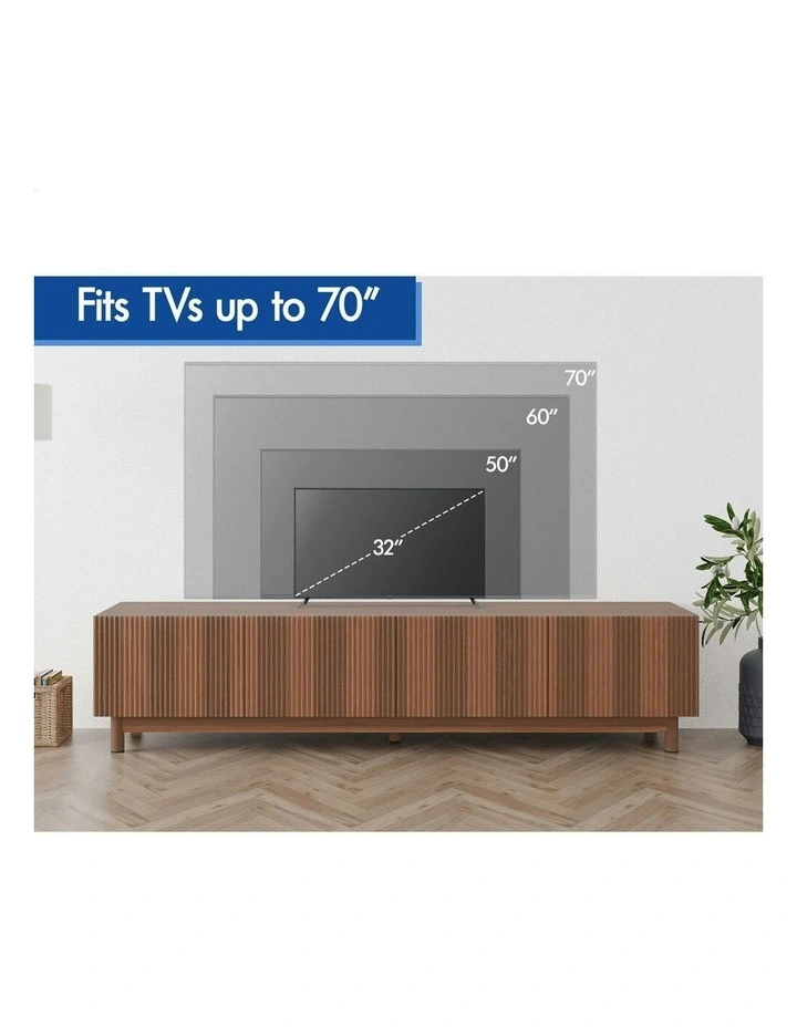 Cabinet Entertainment Unit Stand 180cm in Walnut image 7