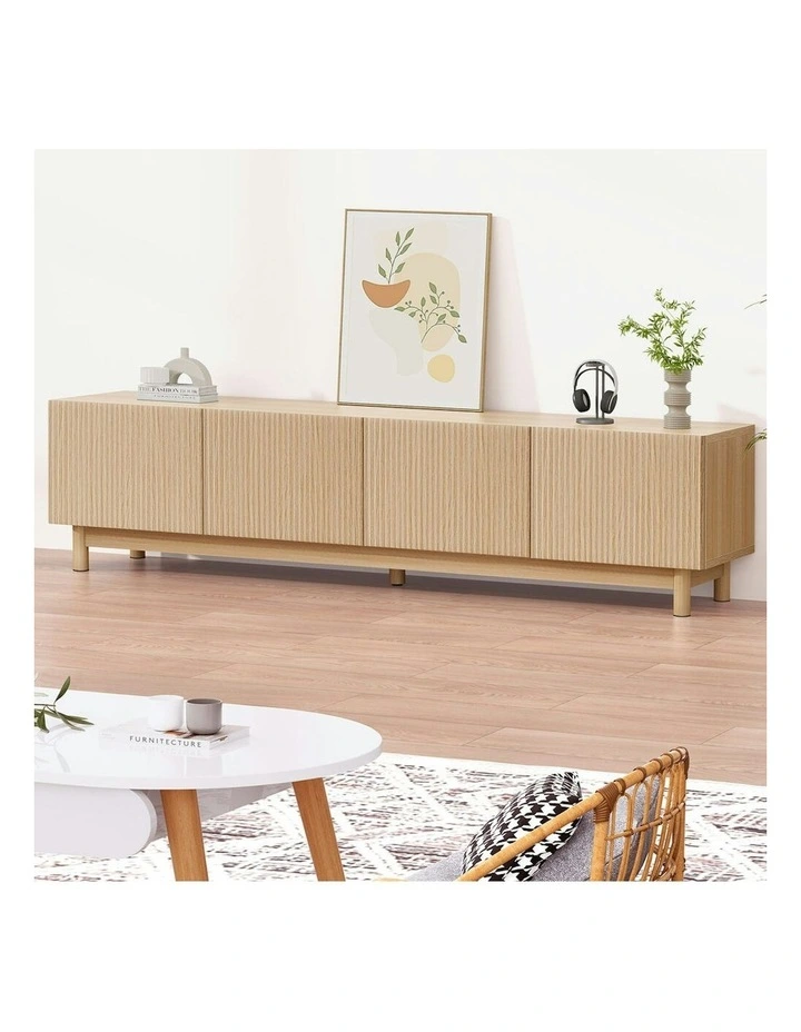 Entertainment Unit 180cm in Oak image 2