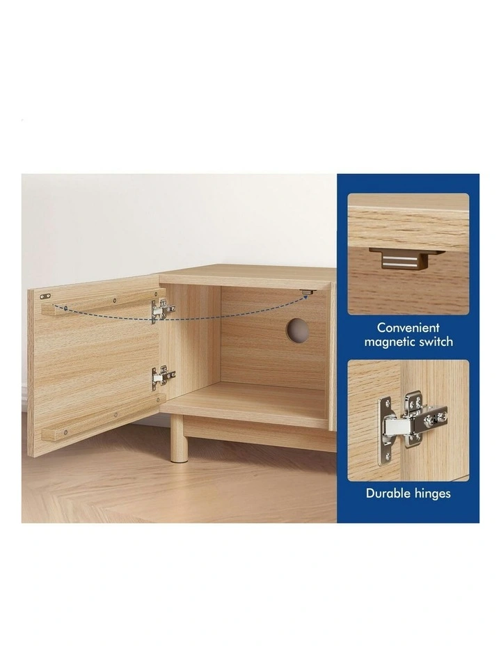 Entertainment Unit 180cm in Oak image 3