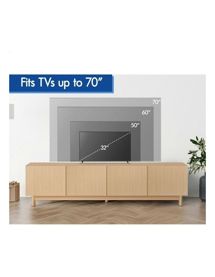 Entertainment Unit 180cm in Oak image 7