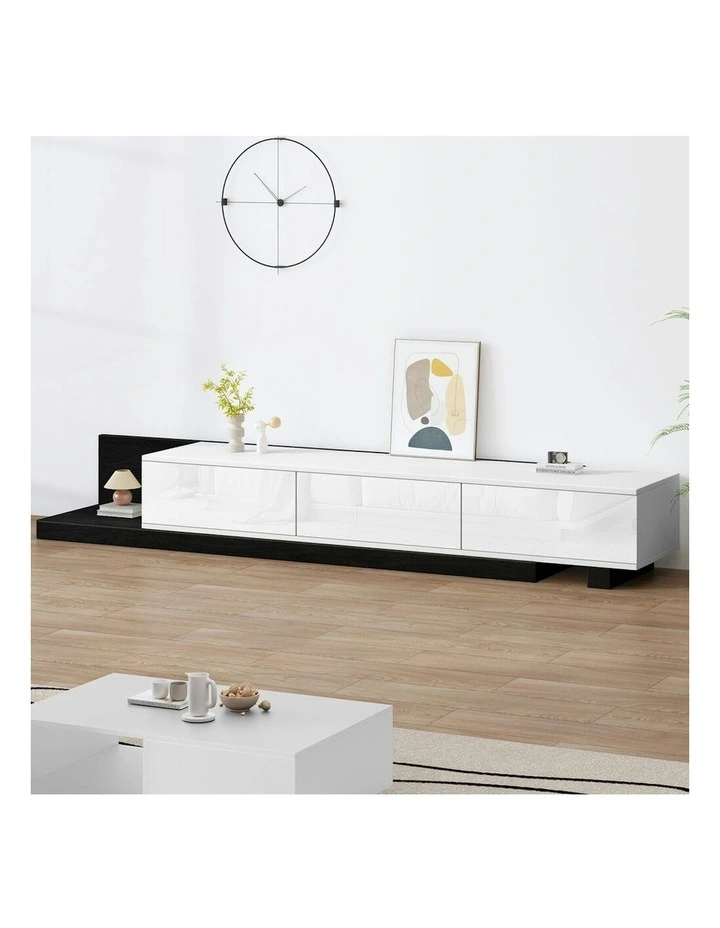 Extendable Entertainment Unit TV Cabinet 200-380cm in Multi image 2