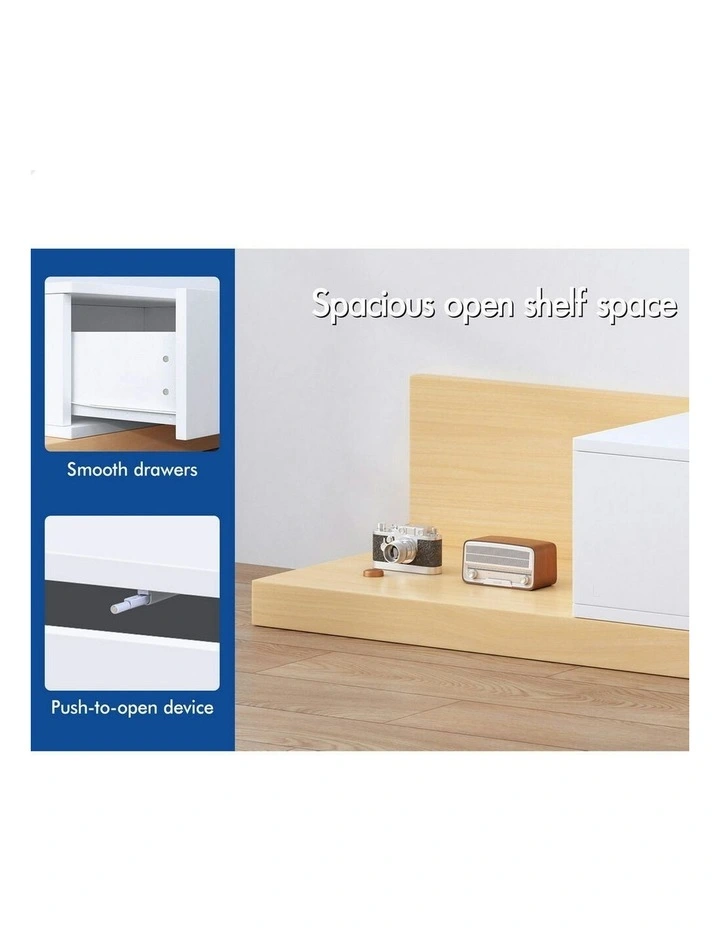 Extendable TV Cabinet Entertainment Unit 200-380cm in Multi image 5