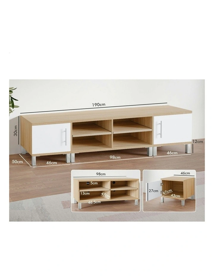 Entertainment TV Unit 190cm in Multi image 6