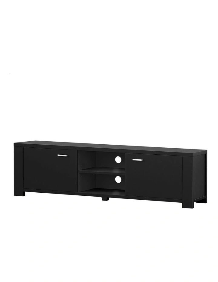 Entertainment TV Unit Stand 160cm in Black image 1