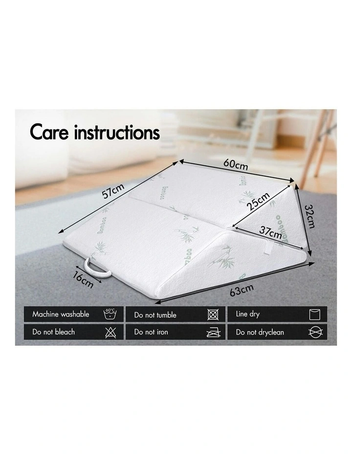 Memory Foam Wedge Pillow in Multi image 3