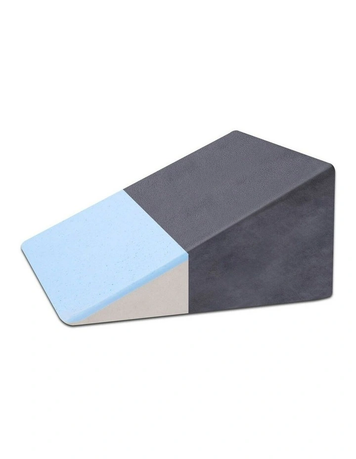 Back Support Memory Foam Wedge Pillow in Multi image 1