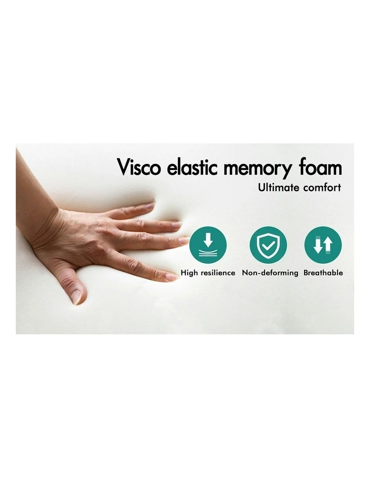 Memory Foam Elevation Pillow in White image 5