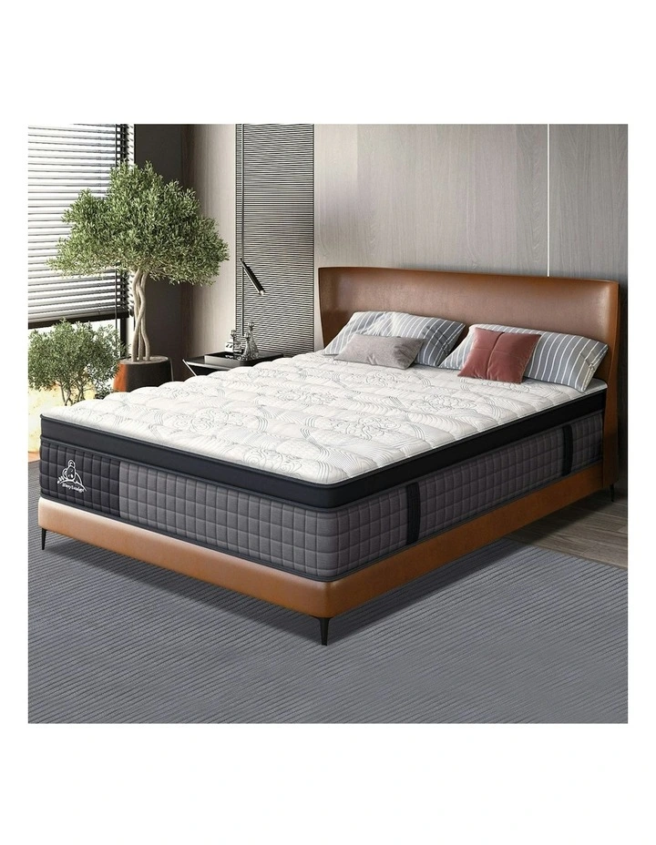 Euro King Size Top Mattress 34cm in White image 2
