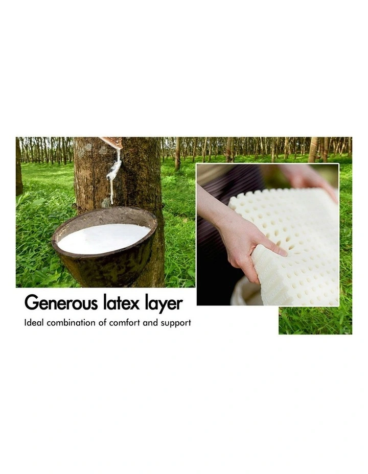 Latex Euro Top King Size Mattress in White image 6