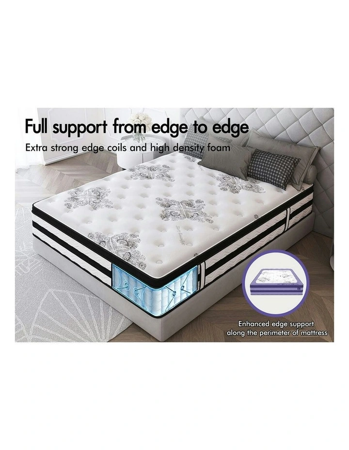 Euro King Size Top Mattress 34cm in White image 5