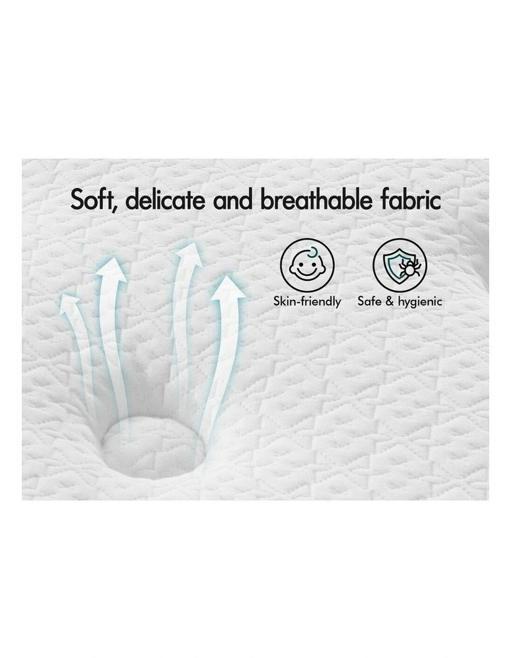 Double Bed Euro Top Mattress 23cm in White image 4