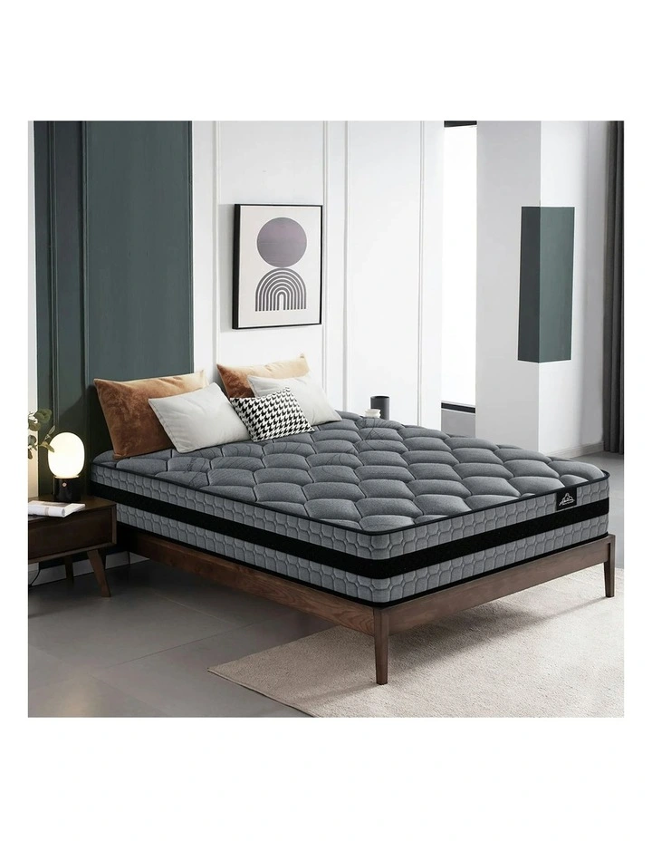 Breathable Tight Top Double Mattress in Black image 2