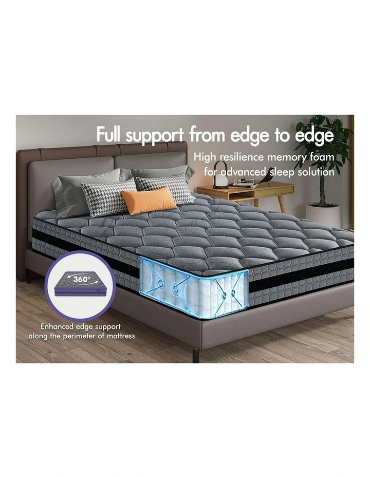 Breathable Tight Top King Single Mattress in Black image 5