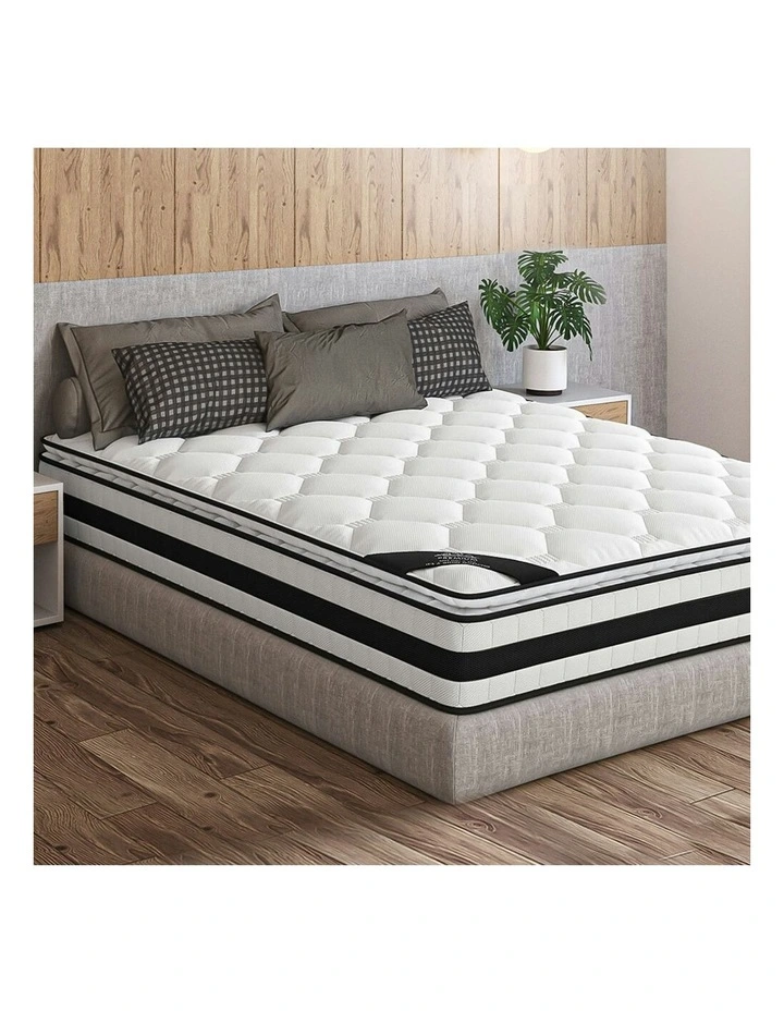 Pillow Top Cool Gel Single Mattress in White image 2