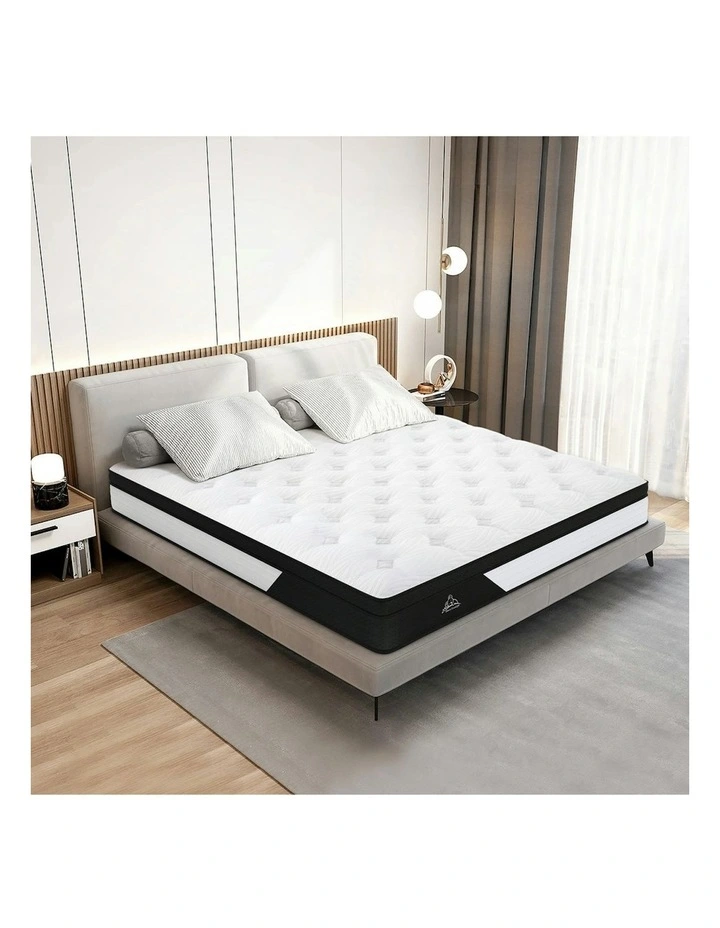 Euro Top Bonnell King Single Mattress 18cm in White image 2