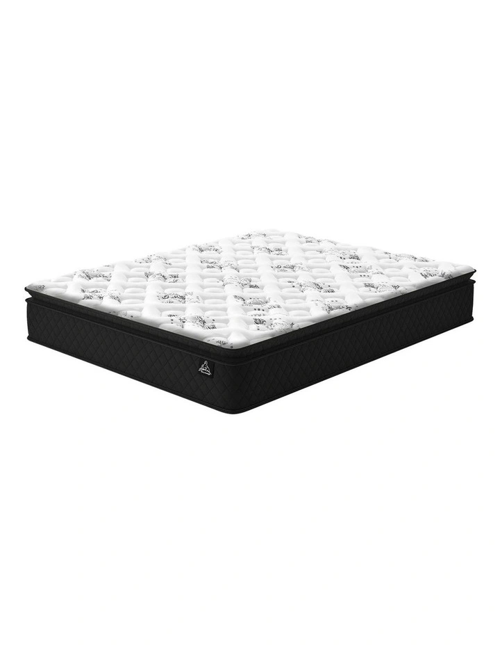 Pillow Top Bonnell King Single Mattress in White image 1