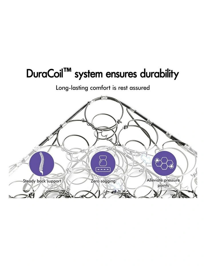 Tight Top Airflow Double Mattress in White image 5