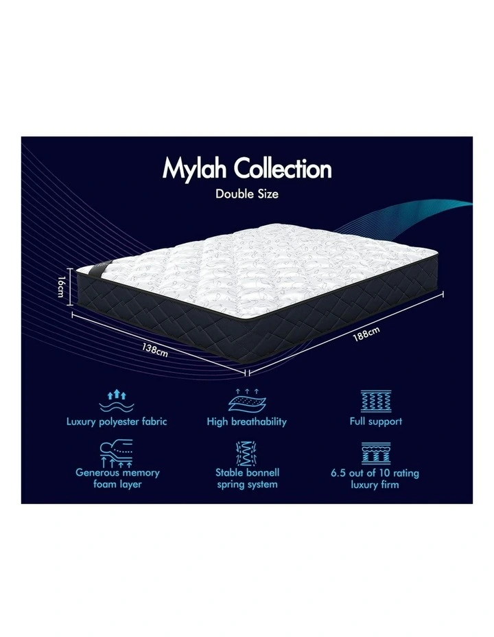 Tight Top Airflow Double Mattress in White image 7